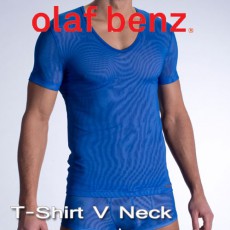 OLAF BENZ - RED1315 T SHIRT V NECK OCEAN