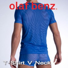 OLAF BENZ - RED1315 T SHIRT V NECK OCEAN