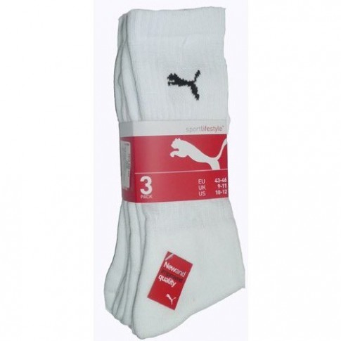 CHAUSSETTES PACK DE 3 PAIRES SPORT BLANC - PUMA CHAUSSETTES PACK DE 3 PAIRES SPORT BLANC - PUMA