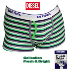 DIESEL BOXER COTON RAYURES VIOLET VERT FRESH BRIGHT