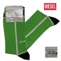 DIESEL - CHAUSSETTES VERT NOIR FRESH & BRIGHT