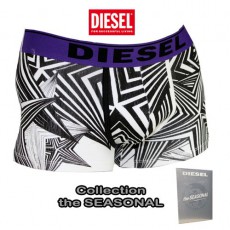 DIESEL - BOXER COTON THEM ALL BLANC NOIR VIOLET THE SEASONAL