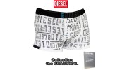 DIESEL - BOXER COTON SEMAJO BLANC  THE SEASONAL
