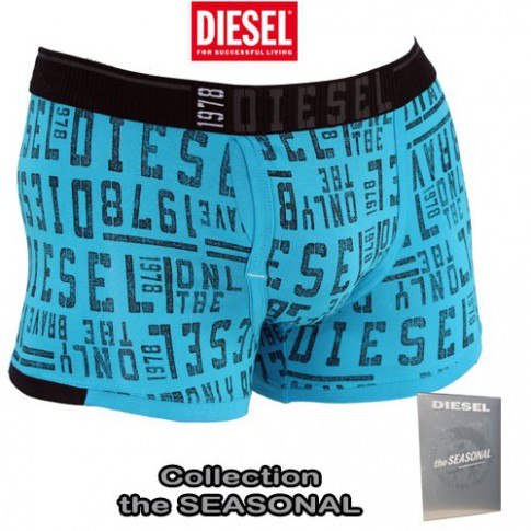 DIESEL - BOXER COTON SEMAJO TURQUOISE  THE SEASONAL