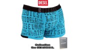 DIESEL - BOXER COTON SEMAJO TURQUOISE  THE SEASONAL