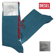 DIESEL - CHAUSSETTES BLEU / VERT  CALZINO  THE SEASONAL