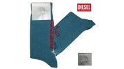 DIESEL - CHAUSSETTES BLEU / VERT  CALZINO  THE SEASONAL