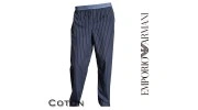 ARMANI PANTALON D’INTERIEUR RAYE MARINE