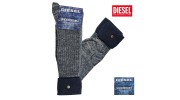 DIESEL - CHAUSSETTES BLEUES GROSSES MAILLES JOEL  DENIM