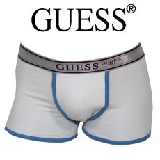 GUESS - BOXER HOMME NEW SHINY BLANC
