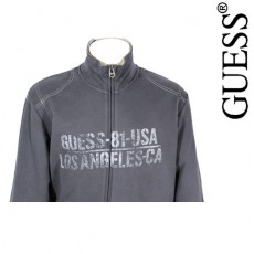 GUESS - VESTE ZIPPEE GRISE MIX AND MATCH