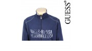 GUESS - VESTE ZIPPEE MARINE MIX AND MATCH