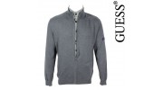 GUESS - VESTE ZIPPEE ET BOUTONNÉE GRISE 