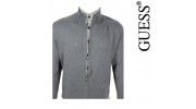 GUESS - VESTE ZIPPEE ET BOUTONNÉE GRISE 