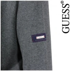 GUESS - VESTE ZIPPEE ET BOUTONNÉE GRISE 