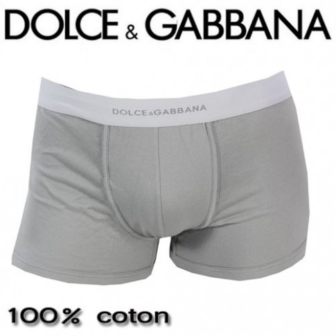 DOLCE&GABBANA - BOXER HOMME REGULAR GRIS CLAIR