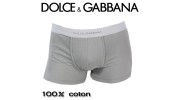 DOLCE&GABBANA - BOXER HOMME REGULAR GRIS CLAIR