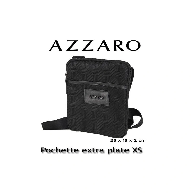 AZZARO - POCHETTE EXTRA PLATE XS - LIGNE CHROME