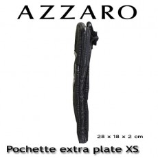 AZZARO - POCHETTE EXTRA PLATE XS - LIGNE CHROME