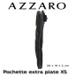 AZZARO - POCHETTE EXTRA PLATE XS - LIGNE CHROME
