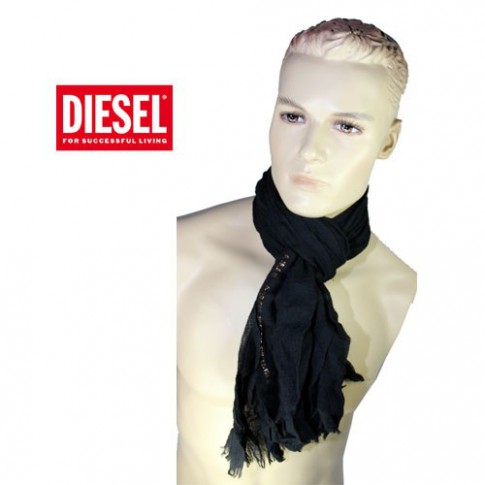 DIESEL -  CHECHE  ECHARPE SILARYX NOIR