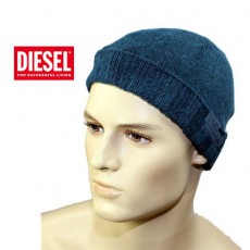 DIESEL -  BONNET COURT  EN LAINE PEGASO BLEU