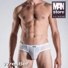 MANSTORE M101 CHEEKY BRIEF BLANC