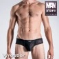 SLIP NOIR CHEEKY EN TULLE FIN M101 - MANSTORE