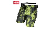 DIESEL - SHORT DE BAIN ET DE VILLE KROOBEACH JAUNE/NOIR