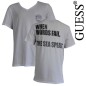 GUESS - T SHIRT ROCK SAILOR BLANC COL EN V