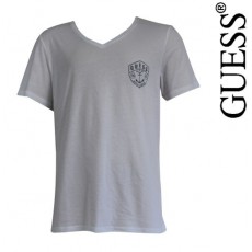 GUESS - T SHIRT ROCK SAILOR BLANC COL EN V