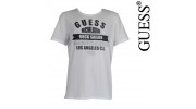 GUESS - T SHIRT ROCK SAILOR BLANC COL ROND