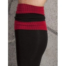 BARCODE - CHAUSSETTES FOOTBALL HAUTE NOIR/ROUGE