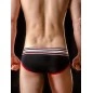 SLIP VICENTE ALL DAY NOIR / ROUGE - BARCODE