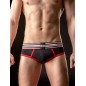 SLIP VICENTE ALL DAY NOIR / ROUGE - BARCODE