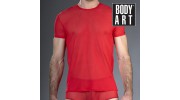 BODYART - T-SHIRT EROS EN TULLE ROUGE