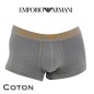 ARMANI - BOXER HOMME PARIGAMBA COTON GRIS 111866 4P540 04486