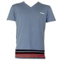 DIESEL - TEE SHIRT COTON COL V GRIS  MAGLIETTA