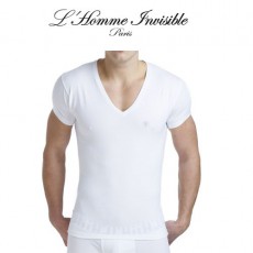 L'HOMME INVISBLE - PERMANENT T SHIRT VN BLANC