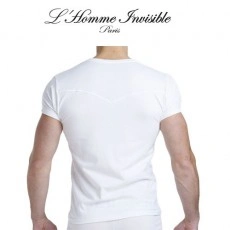 L'HOMME INVISBLE - PERMANENT T SHIRT VN BLANC