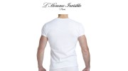 L'HOMME INVISIBLE - PERMANENT T SHIRT VN BLANC
