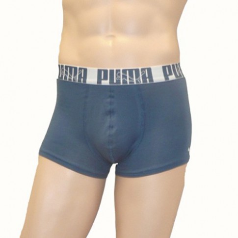 PUMA PACK DE 2 SHORTY HOMME KAKI MARINE