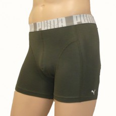 PUMA PACK DE 2 SHORTY HOMME KAKI MARINE