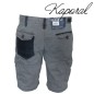 KAPORAL - BERMUDA DUMMEE EN COTON GRIS