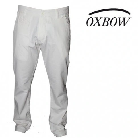 OXBOW - PANTALON EN LIN VEIZI COULEUR SEL