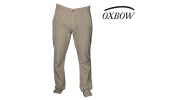 OXBOW - PANTALON EN LIN VEIZI COULEUR SABLE
