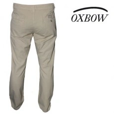 OXBOW - PANTALON EN LIN VEIZI COULEUR SABLE